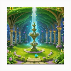 Fairy Garden 2 Canvas Print