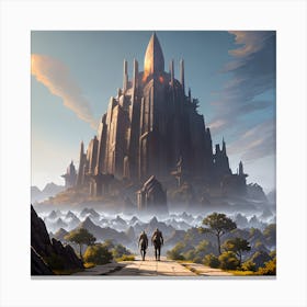 Lord Of The Mountain Canvas Print