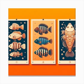Fish posters Canvas Print