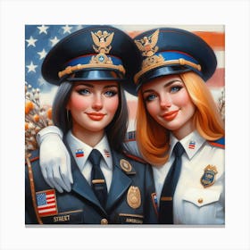 Russian Police Canvas Print