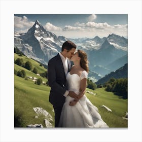 Swiss Alps Canvas Print