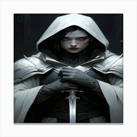 Woman With A Sword Canvas Print