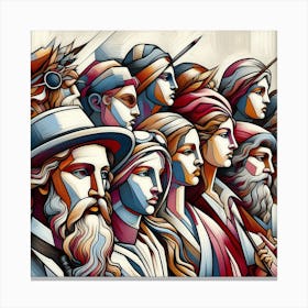 Group Of People Canvas Print