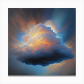 Plasma clouds Canvas Print