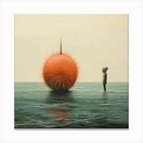 'The Orange Ball' Canvas Print