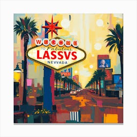 Welcome To Las Vegas Canvas Print