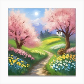 Cherry Blossoms 2 Canvas Print