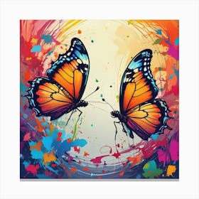 Butterfly Painting 144 Canvas Print