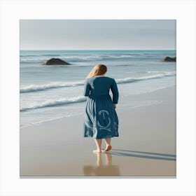 Ocean Walk Art Print (1) Canvas Print