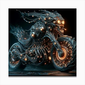 Motorcycle Art 1 Canvas Print