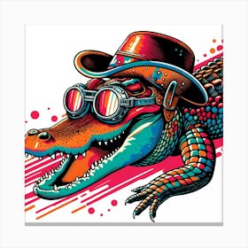 Alligator 5 Canvas Print