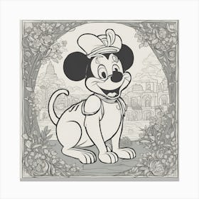 Mickey Mouse 1 Canvas Print