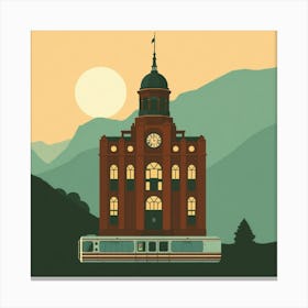 Train Station Canvas Print