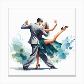 Tango Dance 1 Canvas Print