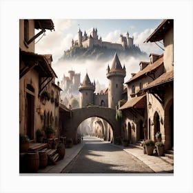 Fairytale Town Canvas Print