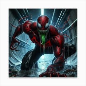 Toxin Symbiote Canvas Print