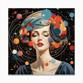'Cosmic Woman' Canvas Print