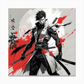 Samurai Warrior Canvas Print