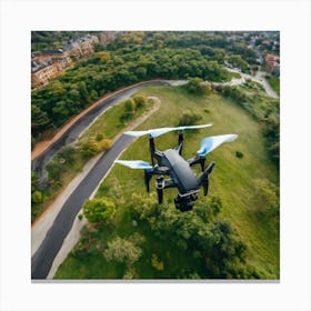 Aerial Drone Canvas Print