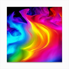 Color Brightness Vibrant Electric Power Gradient Vivid Intense Dynamic Radiant Glowing En (3) Canvas Print