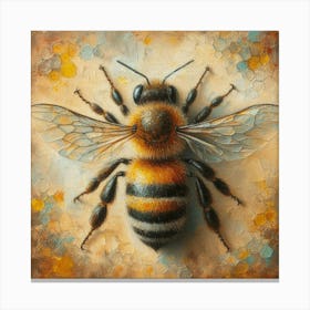 Bee painting 4 Canvas Print