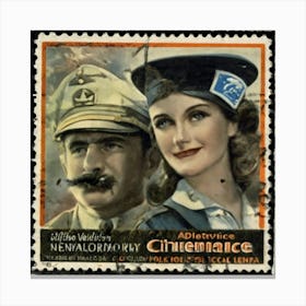 Cinemaniace, Circa 1910 Canvas Print