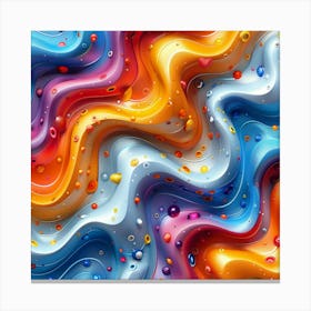 Colorful Abstract Background 2 Canvas Print