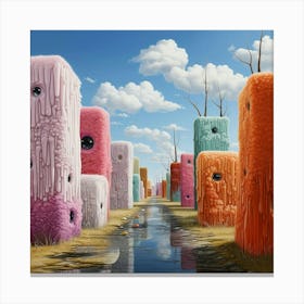 'Candy City' Canvas Print