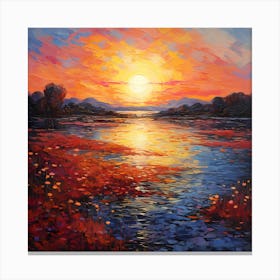 Abstract Serenity: Monet's Italian Vision Canvas Print