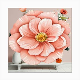 Peony Flower 1 Canvas Print