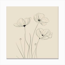 Poppies 32 Canvas Print