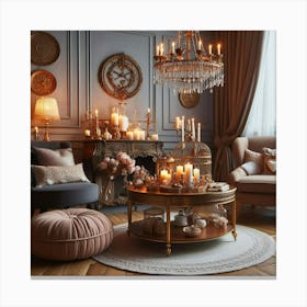 Living Room Decor 1 Canvas Print