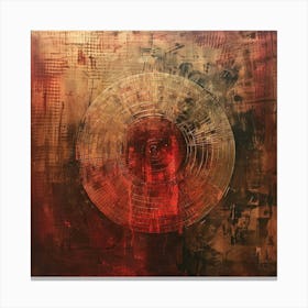 Red Circle Canvas Print