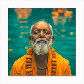 Hindu Indian Monk Canvas Print