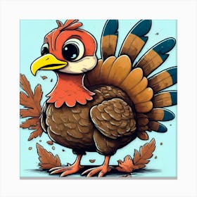 Thanksgiving Turkey Canvas Print