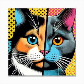 Pop Cat 9 Canvas Print