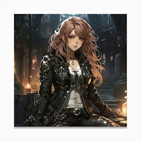 Gothic Girl Canvas Print