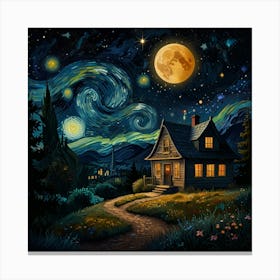 Starry Night 13 Canvas Print