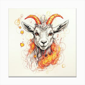 Goat! 12 Canvas Print