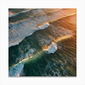 Sunrise Over The Ocean Canvas Print