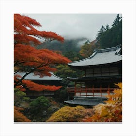 Autumn In Kyoto 1 Canvas Print
