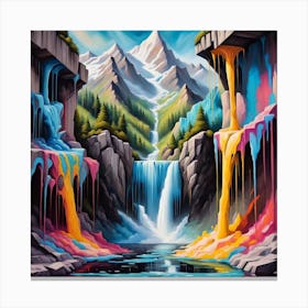 Waterfall 10 Canvas Print