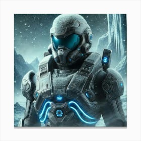 Frostguard Infantry Thermal Insulated Armor Canvas Print