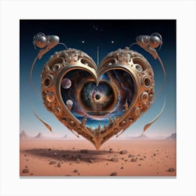 Heart Of Space Canvas Print