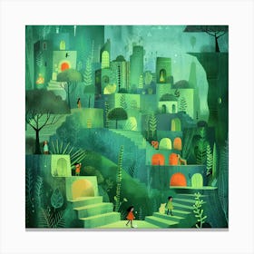 Fairytale City 3 Canvas Print