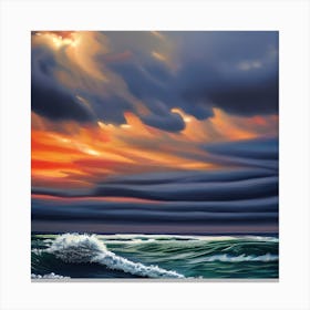 Storm Brewing Canvas Print