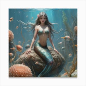 Mermaid 12 Canvas Print