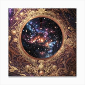 Nebula And Stars Canvas Print