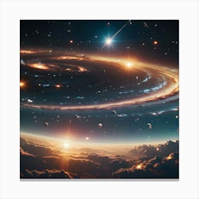 Synthesis Of The Galaxy 2 Canvas Print