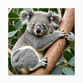 Koala In Tree Canvas Print